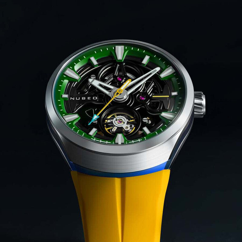 Nubeo Ulysses Green Dial Men's Watch NB-6134-05