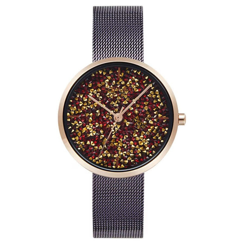 Obaku Glimmer Multi-Color Dial Ladies Watch V289LHVNMN