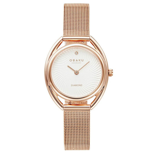 Obaku Juvel White Dial Ladies Watch V286LXVIMV