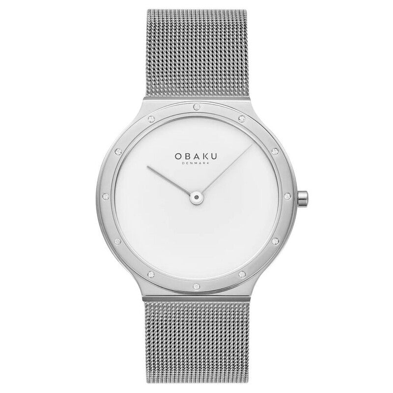 Obaku Note Lille Quartz White Dial Ladies Watch V285LECWMC