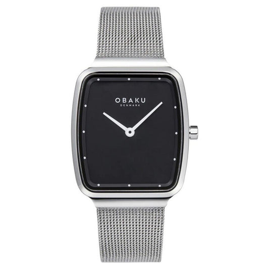 Obaku Tern Lille Quartz Black Dial Ladies Watch V267LXCBMC