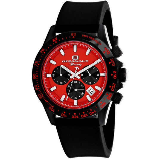 Oceanaut Biarritz Chronograph Quartz Red Dial Men's Watch OC6115R