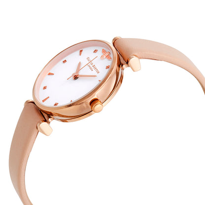 Olivia Burton Queen Bee OB16AM95 women's watch with white dial