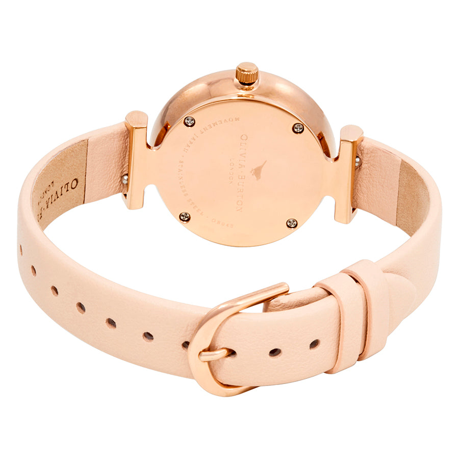 Olivia Burton Queen Bee OB16AM95 women's watch with white dial