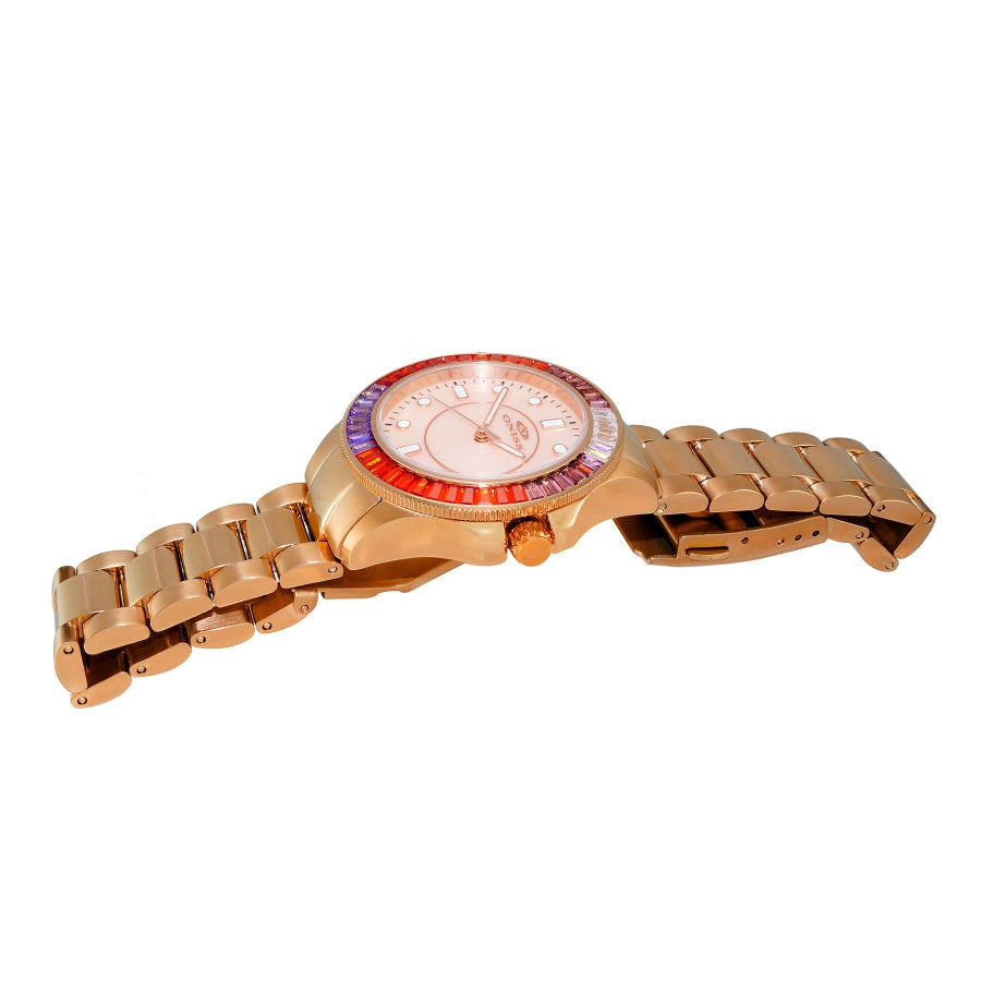 Oniss ON7324 ONJ7324-030SAL-BNSC women's watch with rose gold dial
