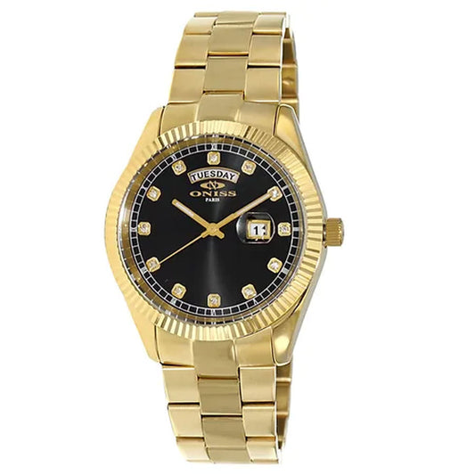 Oniss ONZ3881 ON3881-MGBK men's watch with black dial