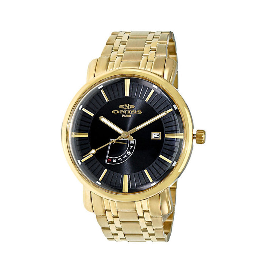 Oniss Sorrento ON2626-MGBK men's watch with black dial