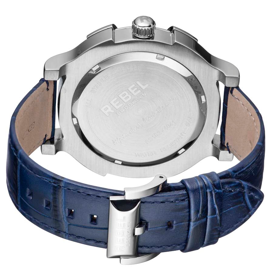 Rebel Brooklyn Bridge Blue Dial Men's Watch RB102-4041 (Open Box) image 3