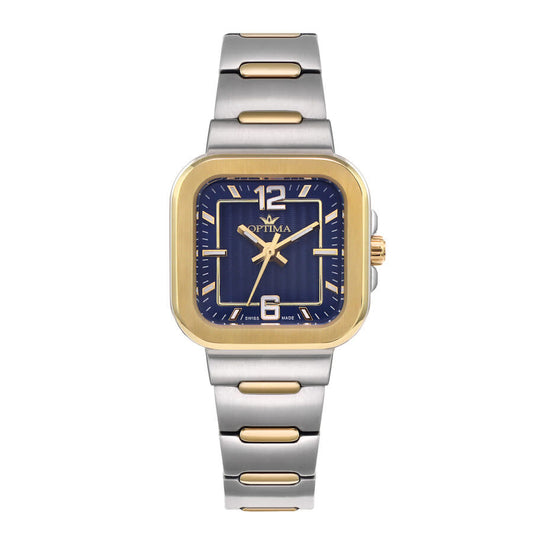 Optima 490 OSL490-SG-9 women's watch with blue dial