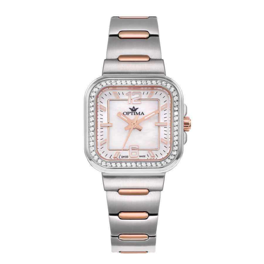 Optima 490 OSL490-SR-S-2 women's watch with grey dial