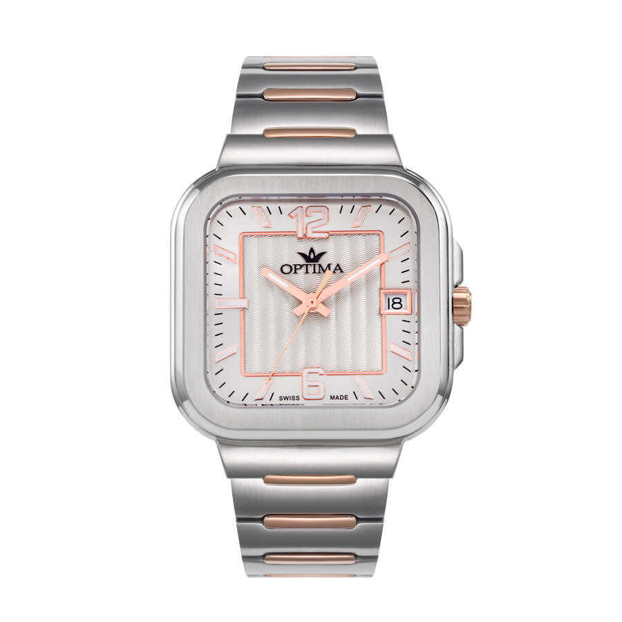 Optima 490 OSM490-SR-2 men's watch with grey dial