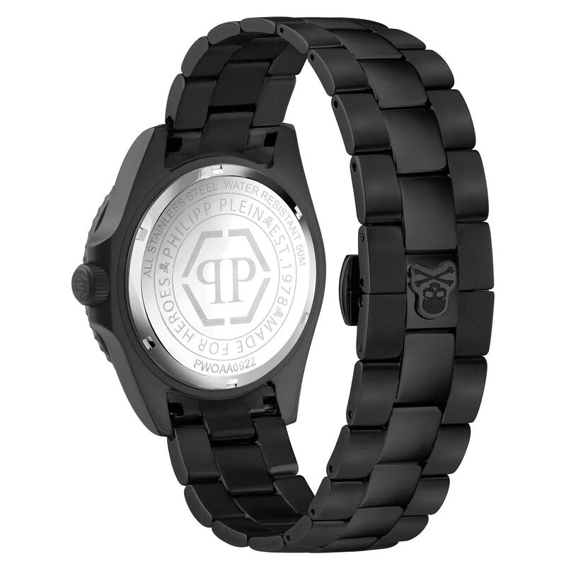 Philipp Plein The Skull Diver Quartz Black Dial Men's Watch PWOAA0922