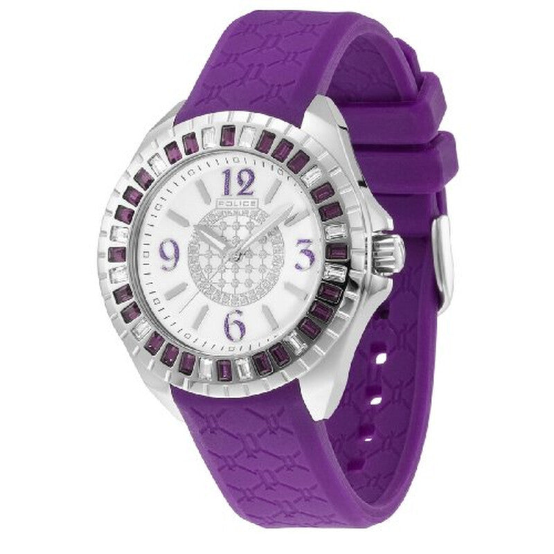 Police Jade Quartz Women's Watch – Mother of Pearl Dial, 43mm Stainless Steel – PL-13090JS/28D