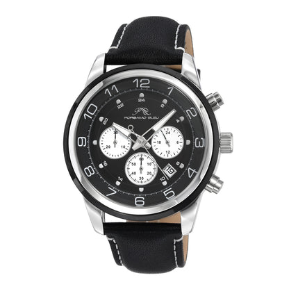Porsamo Bleu Arthur 1091AARL men's watch with black dial