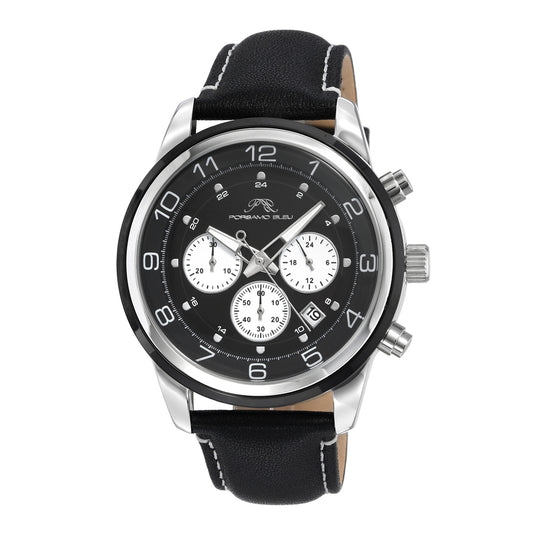 Porsamo Bleu Arthur 1091AARL men's watch with black dial