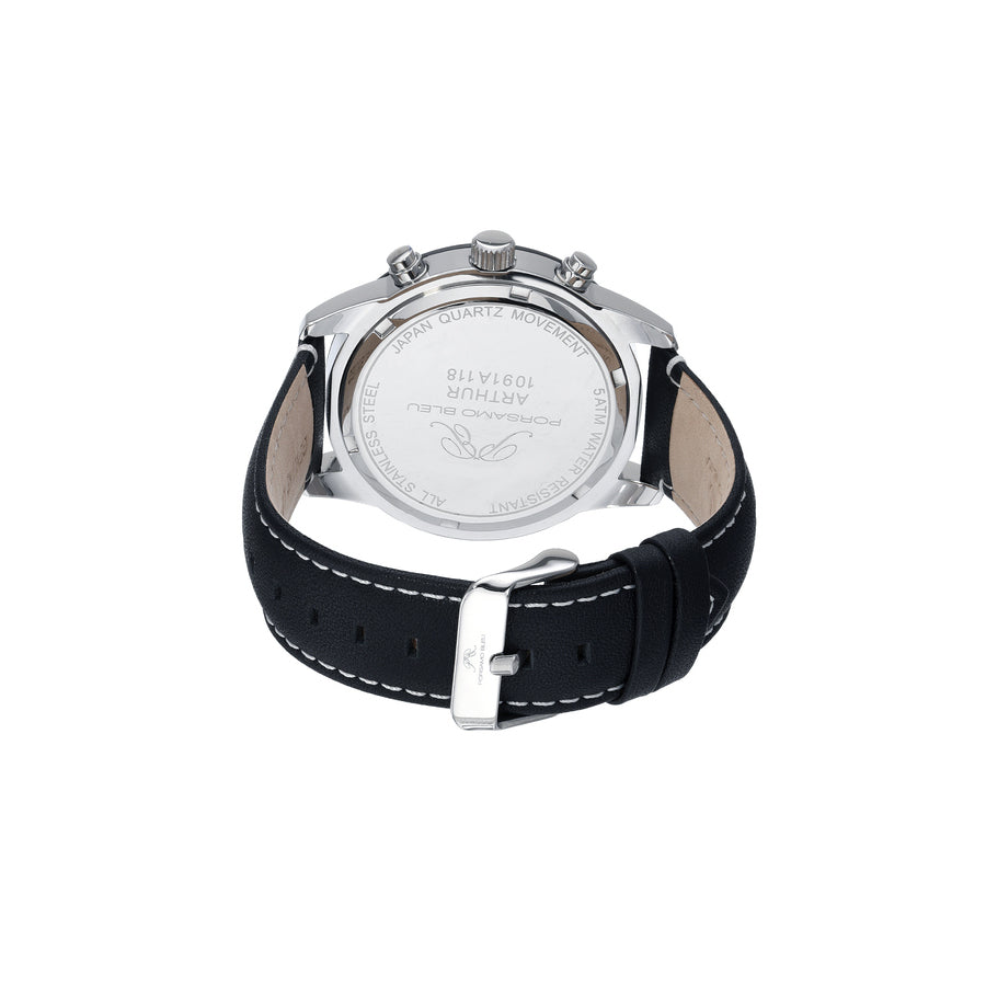 Porsamo Bleu Arthur 1091AARL men's watch with black dial