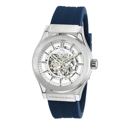 Porsamo Bleu Cruz 1222ACRR men's watch with silver-tone dial