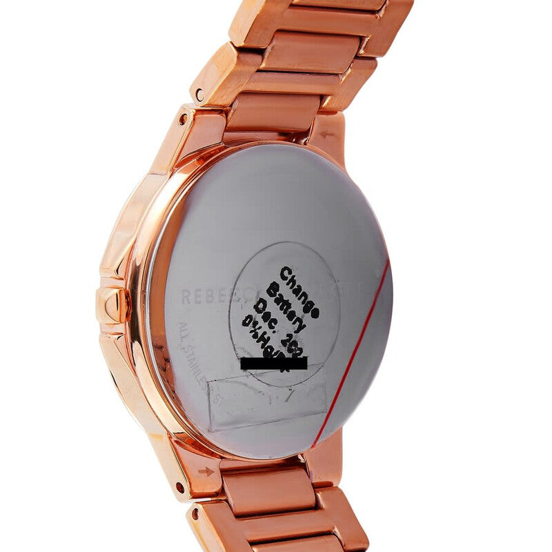 Rebecca Minkoff Cali Quartz Silver White Dial Rose Gold Ladies Watch 2200305 image 2