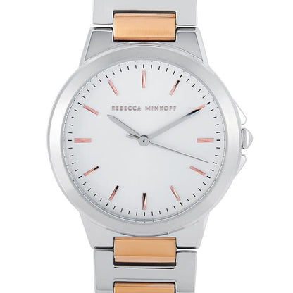 Rebecca Minkoff Cali Quartz Silver White Dial Two-tone Ladies Watch 2200324