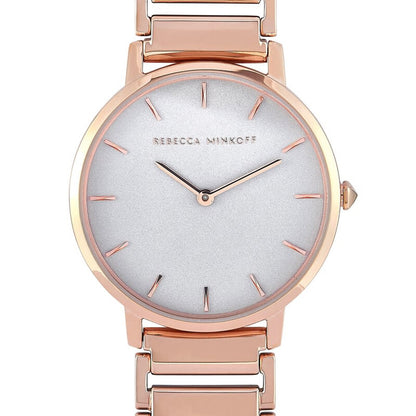Rebecca Minkoff Major Quartz Grey Dial Rose Gold Ladies Watch 2200260
