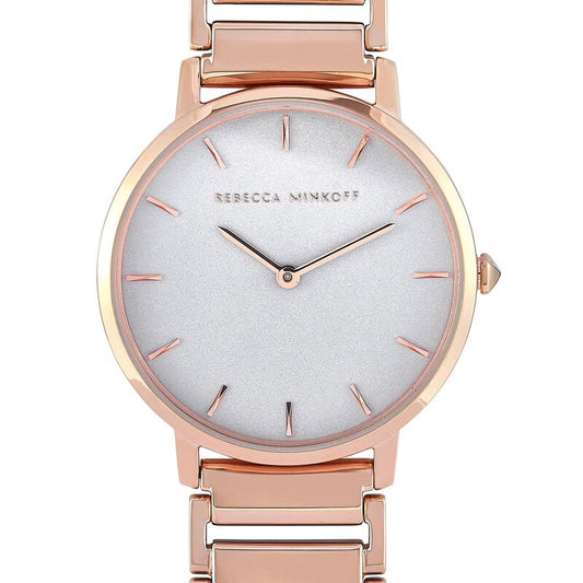 Rebecca Minkoff Major Quartz Grey Dial Rose Gold Ladies Watch 2200260