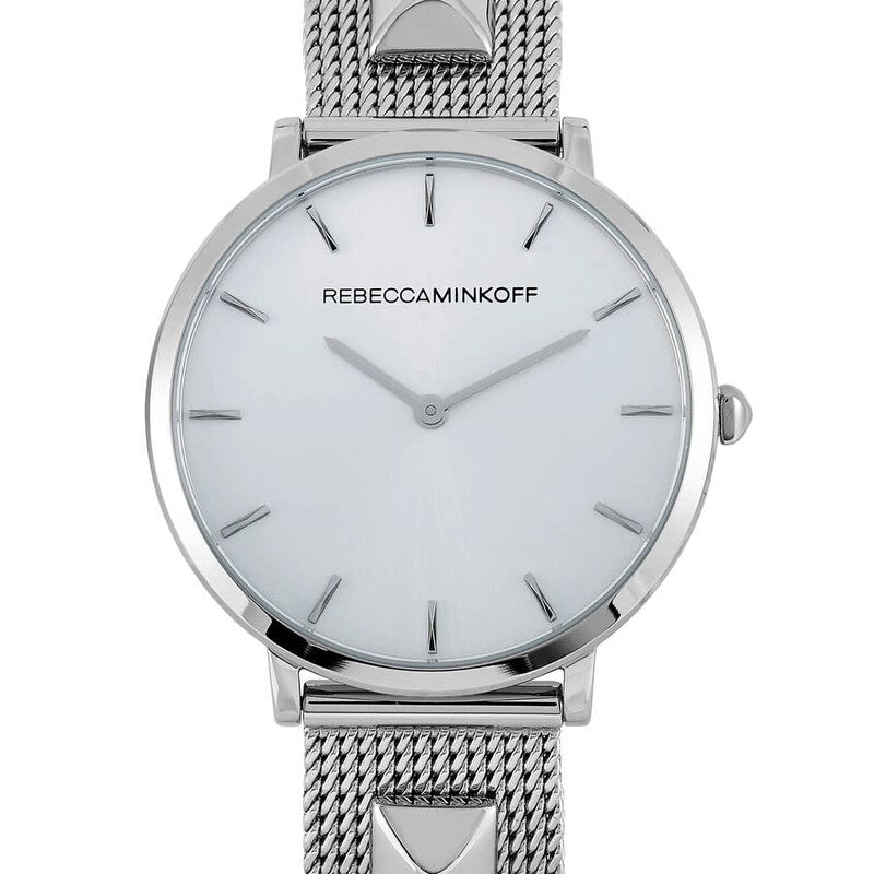Rebecca Minkoff Major Quartz Silver White Dial Ladies Watch 2200001
