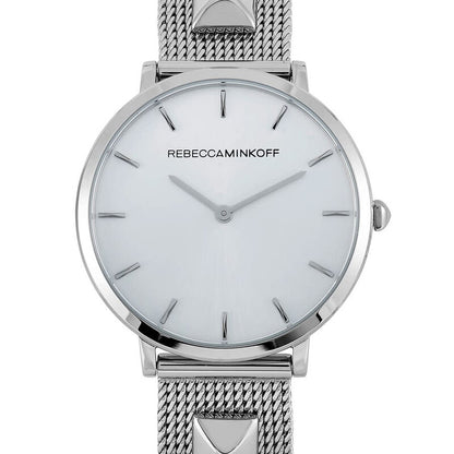 Rebecca Minkoff Major Quartz Silver White Dial Ladies Watch 2200001