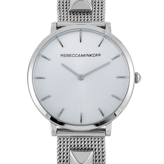Rebecca Minkoff Major Quartz Silver White Dial Ladies Watch 2200001