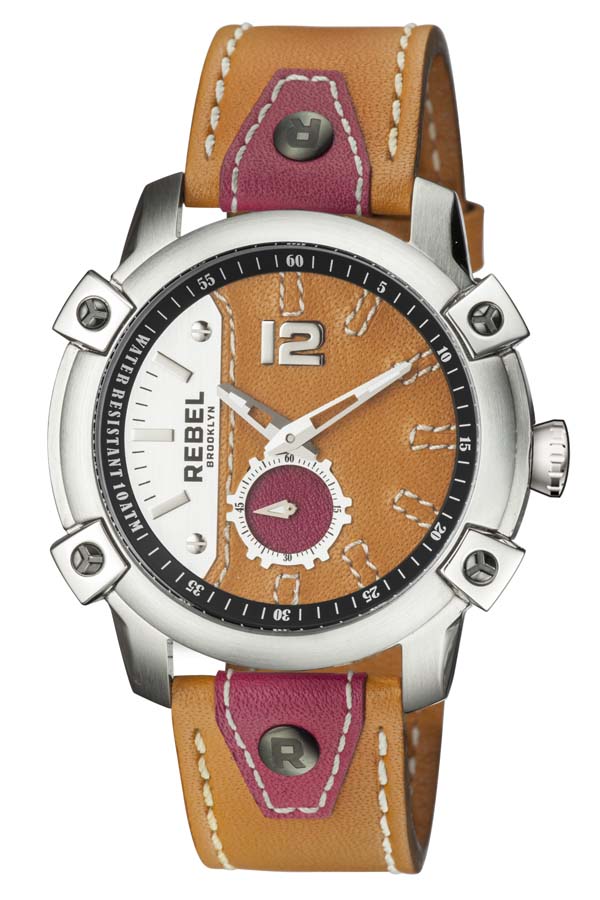 Rebel Weeksville Brown Dial Men's Watch RB121-4131