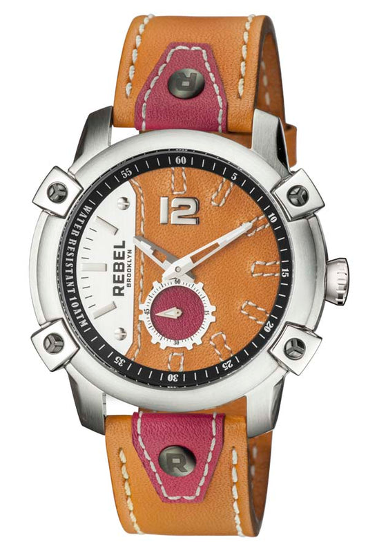 Rebel Weeksville Brown Dial Men's Watch RB121-4131