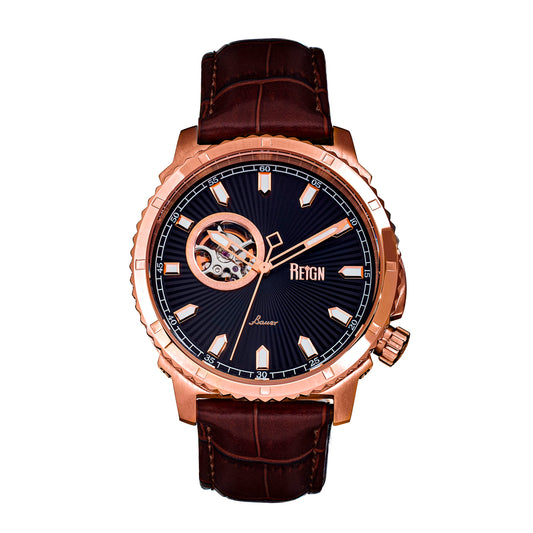 Reign Bauer Automatic Black Dial Men's Watch REIRN6006