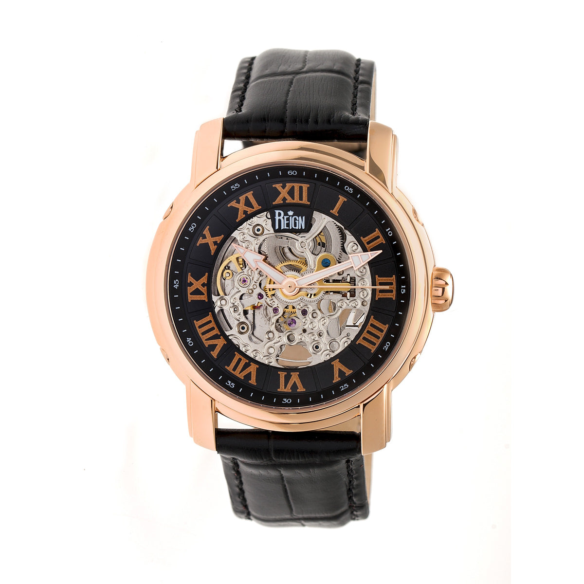 Reign Kahn Automatic Black Dial Men's Watch REIRN4306