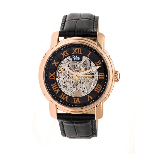 Reign Kahn Automatic Black Dial Men's Watch REIRN4306