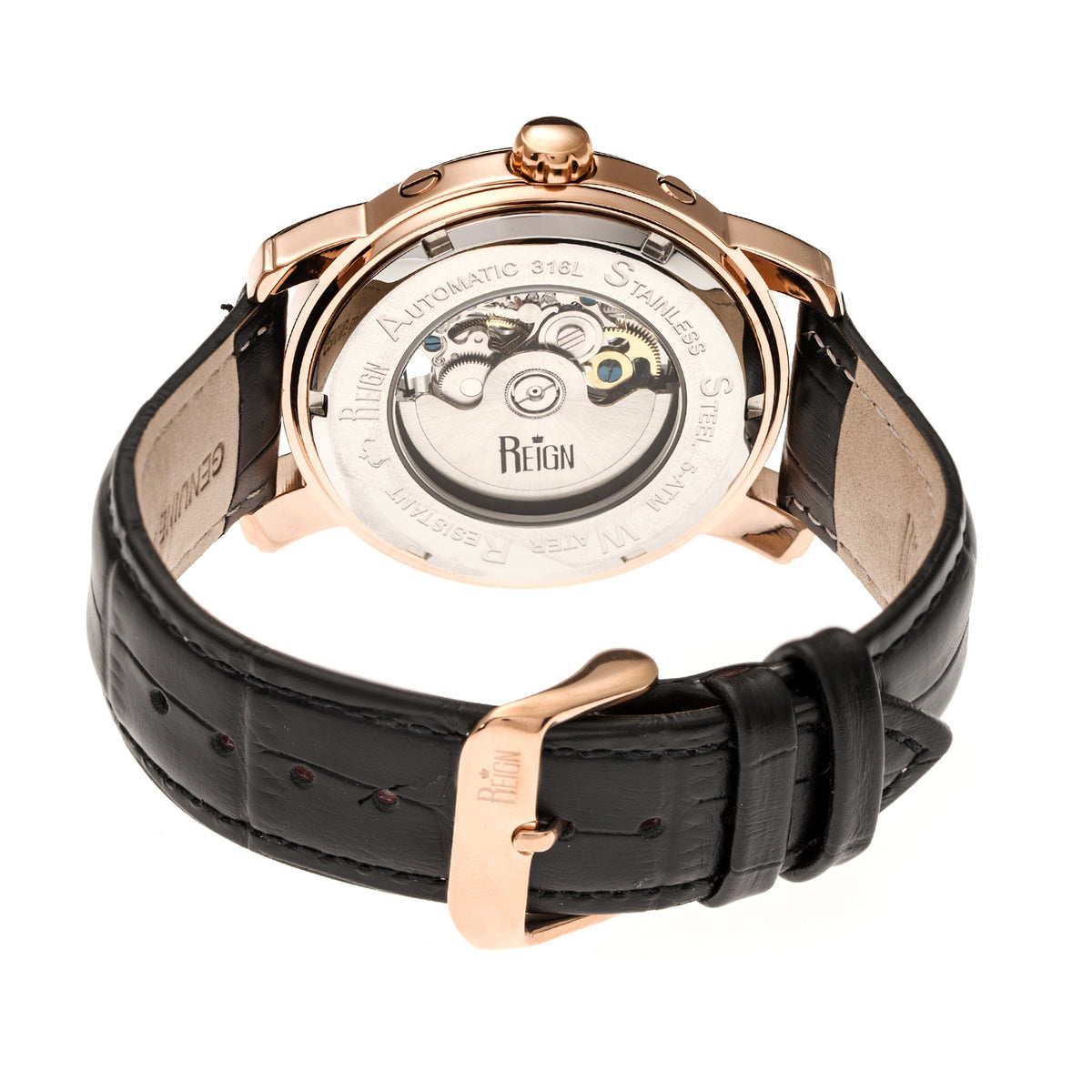 Reign Kahn Automatic Black Dial Men's Watch REIRN4306 image 2