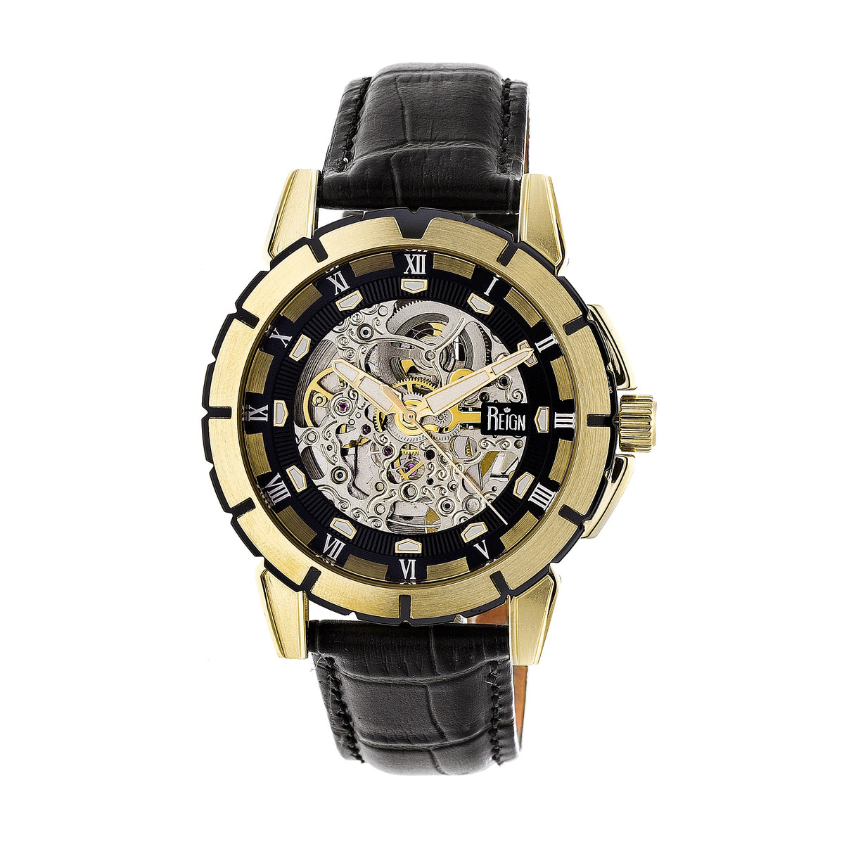 Reign Philippe Automatic Black Dial Men's Watch REIRN4605