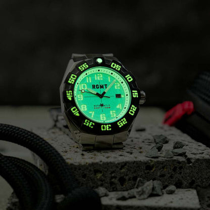 RGMT Field Master RG-8032-AA men's watch with yellow dial