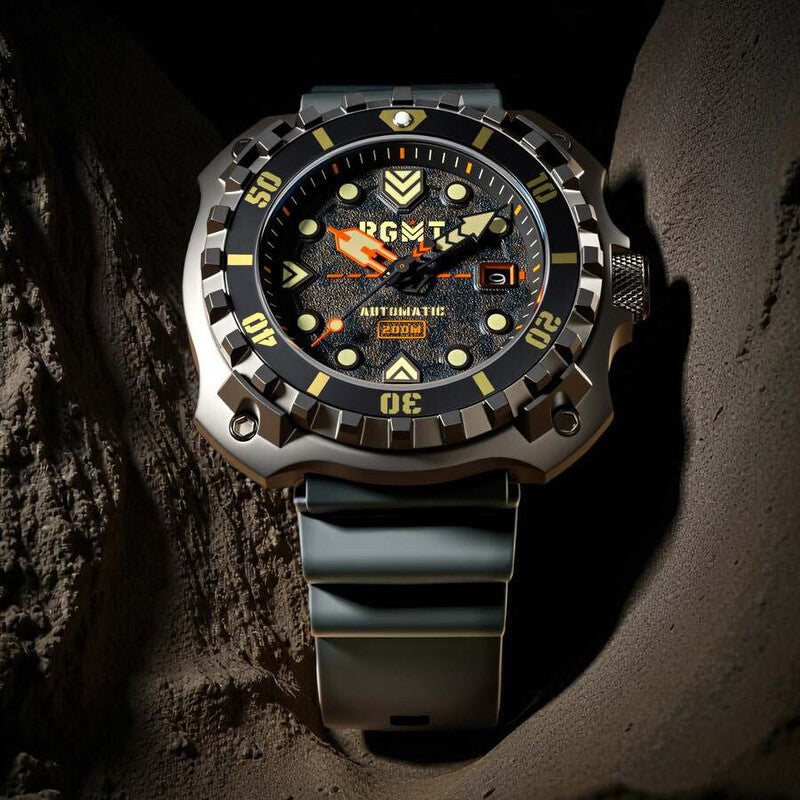 RGMT Minesweep RG-8070-05 men's watch with black dial