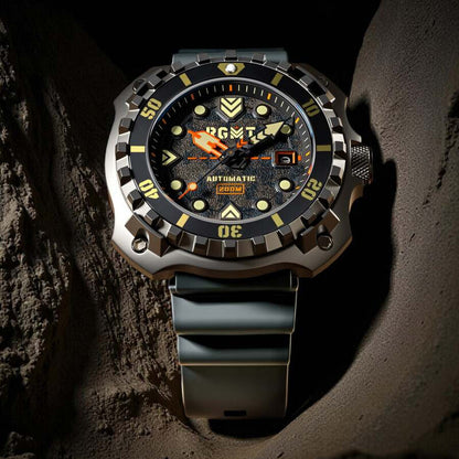 RGMT Minesweep RG-8070-05 men's watch with black dial