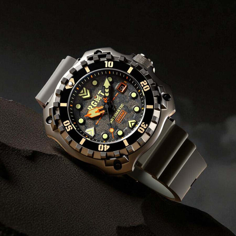 RGMT Minesweep RG-8070-05 men's watch with black dial