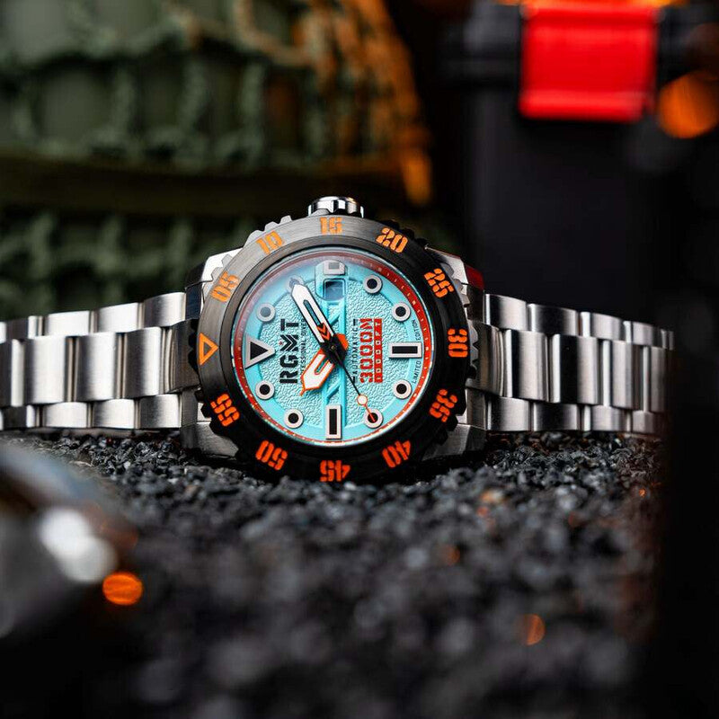 RGMT Ohio RG-8034-0G men's watch with blue dial