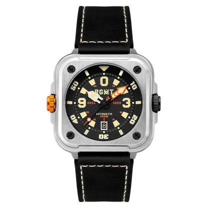 RGMT Pershing RG-8066-01 men's watch with black dial