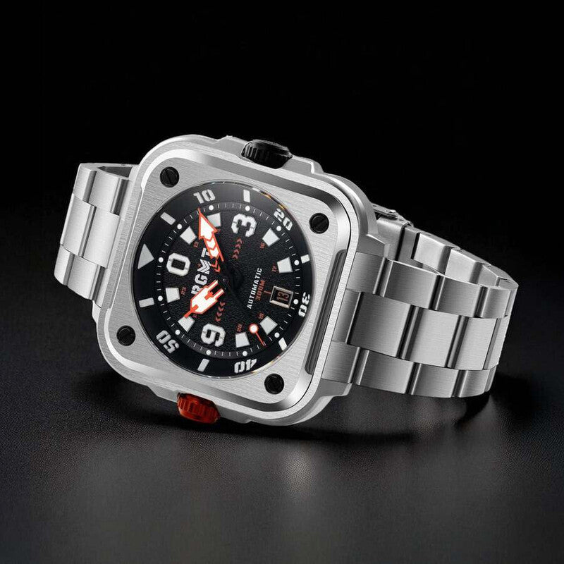 RGMT Pershing RG-8066-22 men's watch with black dial