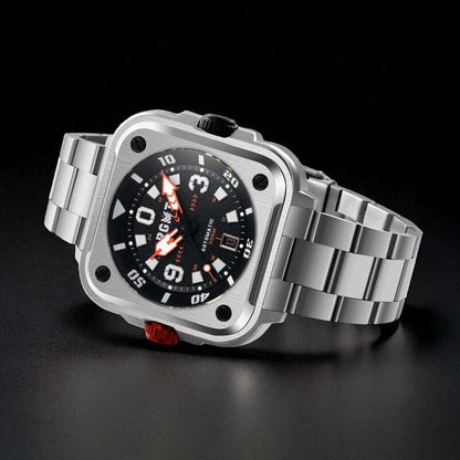 RGMT Pershing RG-8066-22 men's watch with black dial