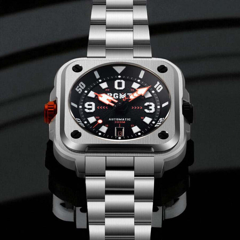 RGMT Pershing RG-8066-22 men's watch with black dial