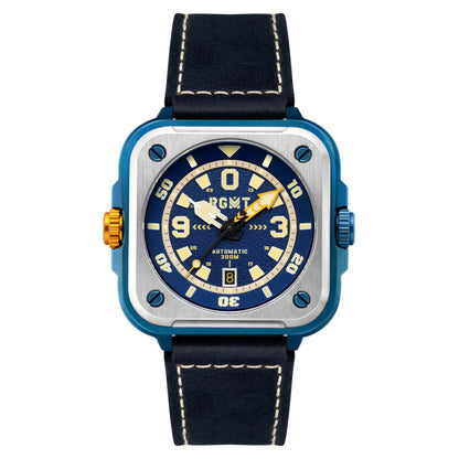 RGMT Pershing RG-8066-04 men's watch with blue dial