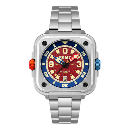 RGMT Pershing RG-8066-11 men's watch with red dial