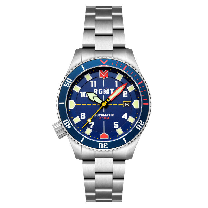 RGMT Recon Diver RG-8075-22 men's watch with blue dial