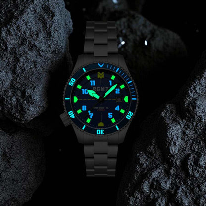 RGMT Recon Diver RG-8075-22 men's watch with blue dial