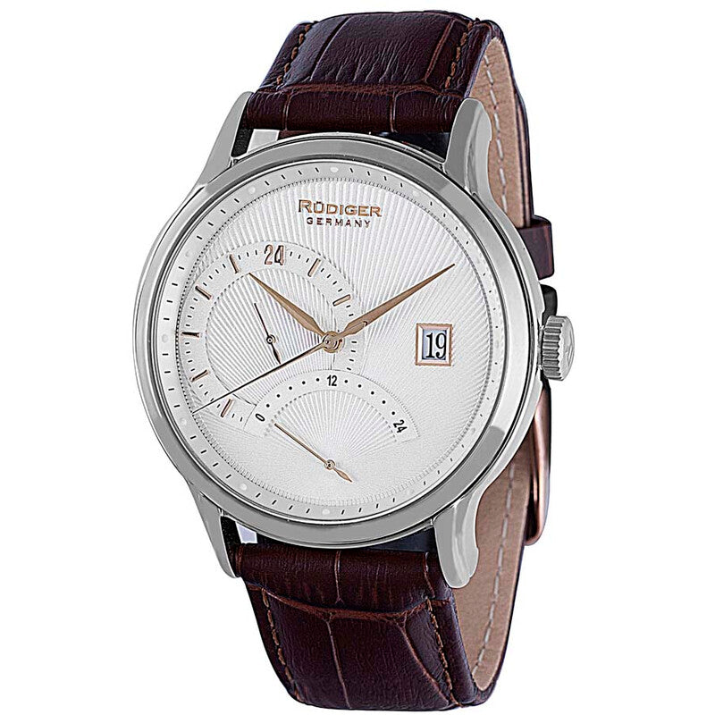 Rudiger Aachen R2700-04-001.16 men's watch with silver dial