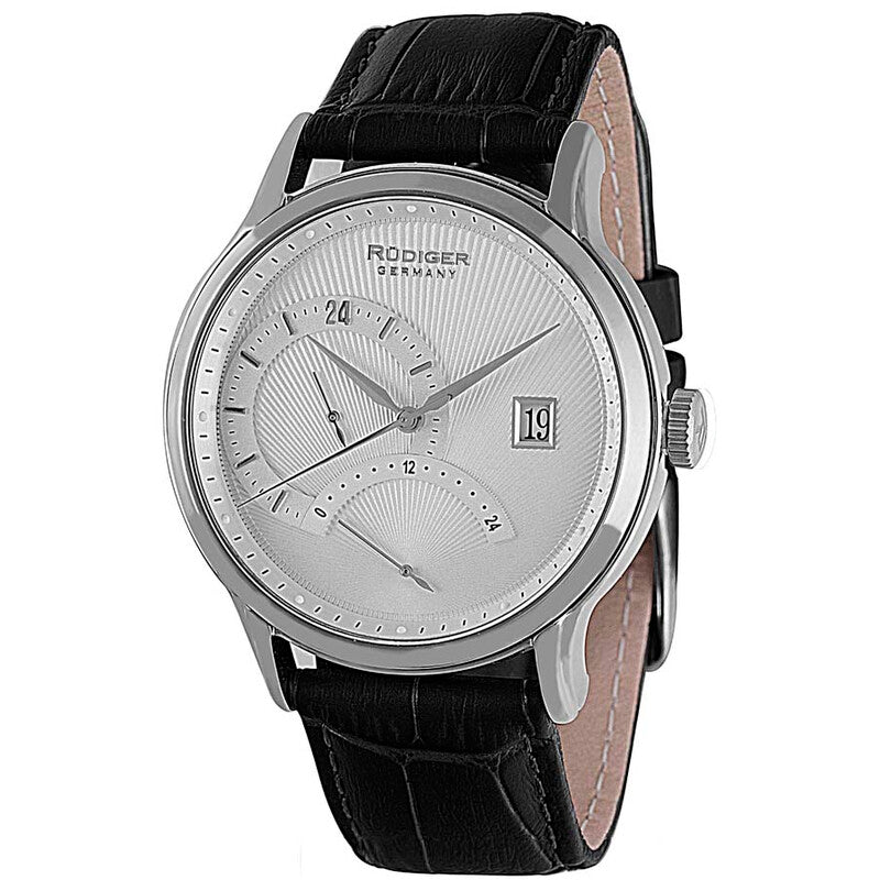 Rudiger Aachen R2700-04-001 men's watch with silver dial